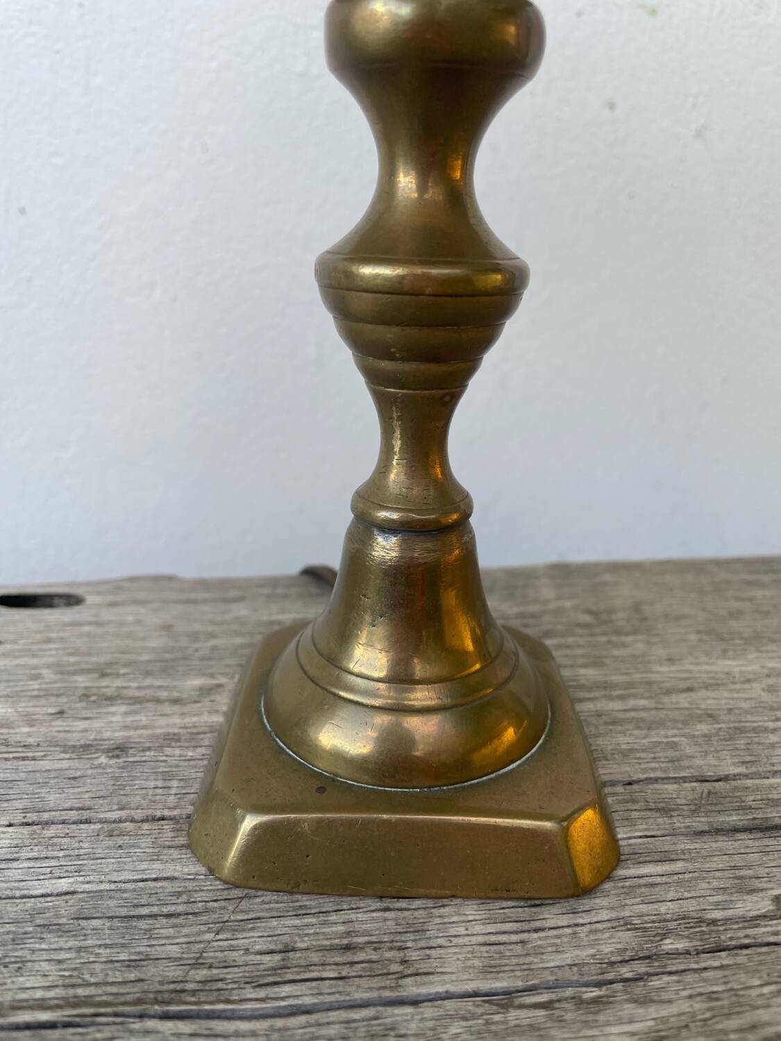 Antique gilt bronze lamp