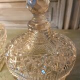 19th century cut crystal drageoirs