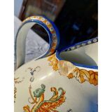19th century Gien earthenware pitcher