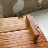 Trio d'étagères constructivistes en pin style Regain