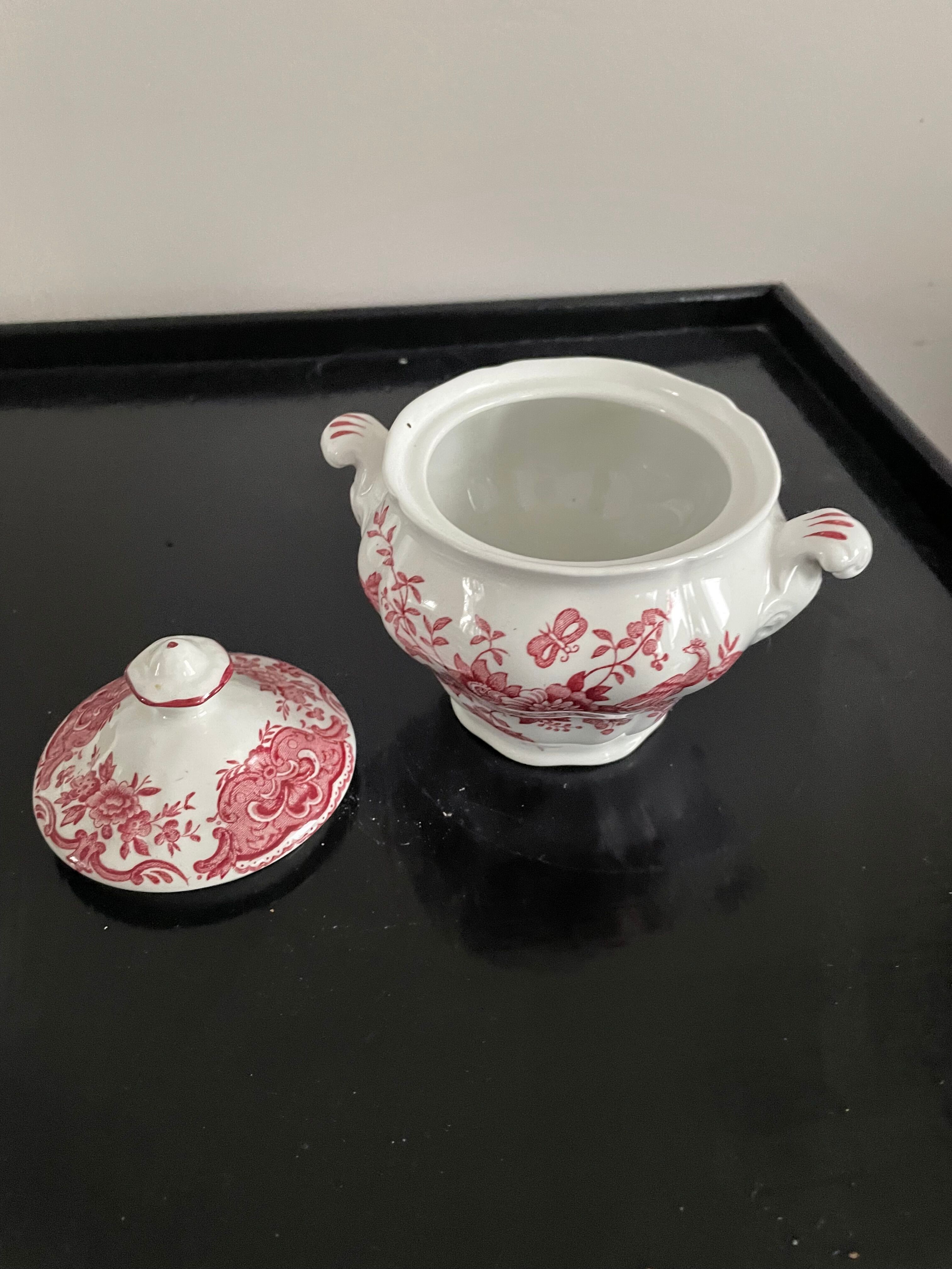 English porcelain sugar RIDGWAY Windsor model