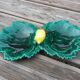 Empty cup pocket leaves and lemon in slip by Ferlay in Vallauris