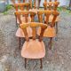 8 chaises de bistrot bois de chaîne