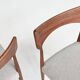 Bernhard Petersen dining chairs in rosewood by Christian Linnebergs, Denmark, 1960