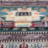 Tapis d'Orient Fait Main Kazak Afghan : 1.66 X 2.64 Mètres
