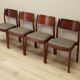 Set of four chairs, Danish design, 1970s, production: Denmark