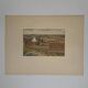 Lithograph by Henri Rivière The Beautiful Land of Brittany - Île Bréhat