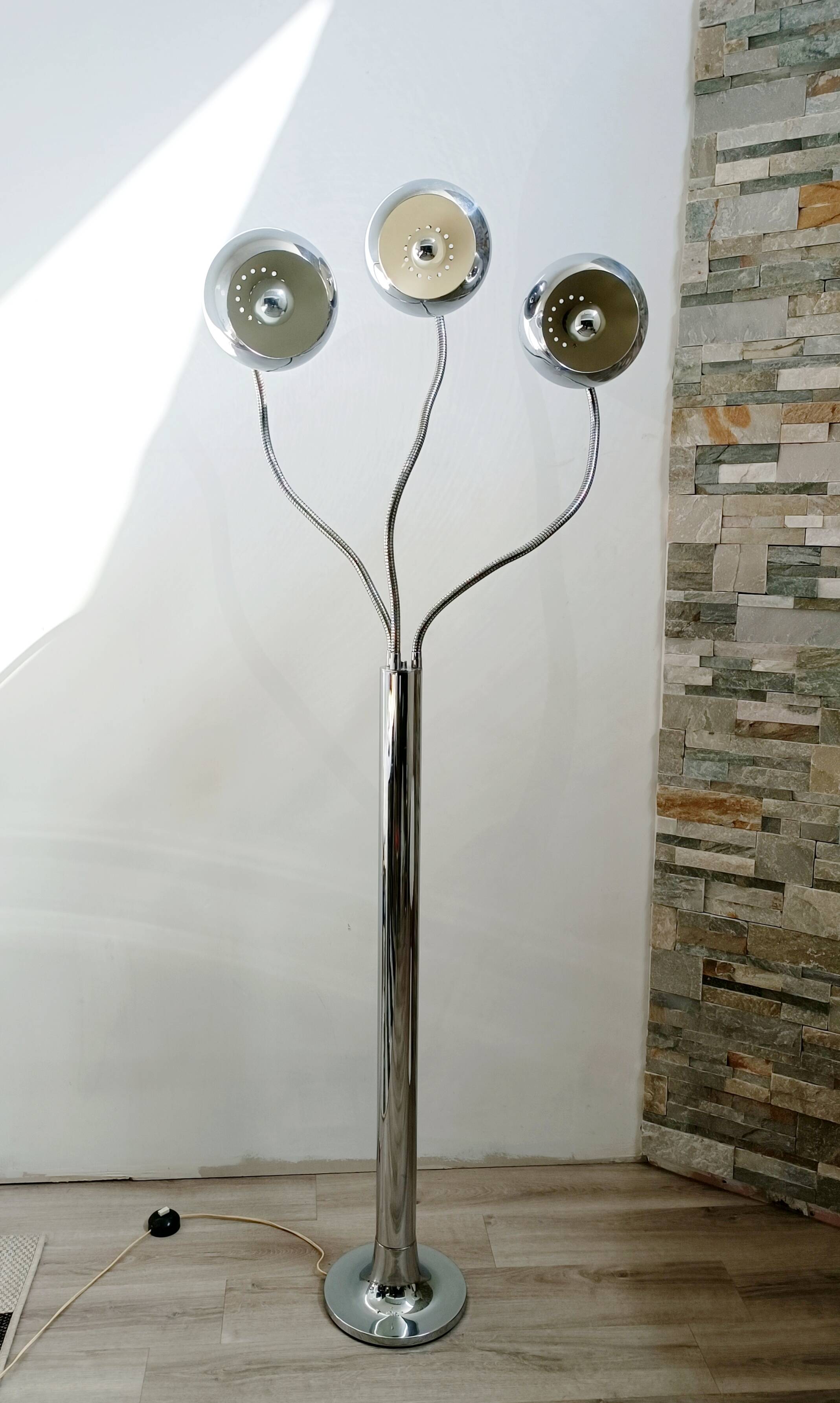 Eyeballs Floor Lamp by Goffredo Reggiani 1970s