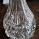 Carafe, vase, vintage soliflore cut glass
