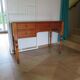 Small minister's desk - 3 drawers - cherry wood - Louis Philippe style