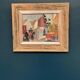 Original Swedish Oil On Panel – "Village Motif" – Signed – Framed