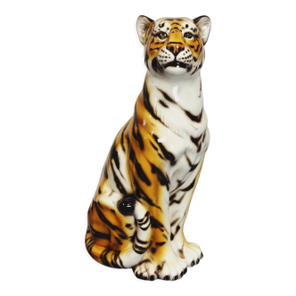 Tiger statue ceramic