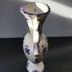 Vase capodimonte céramique blanche décor bleu vintage