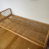 Rattan children's bed