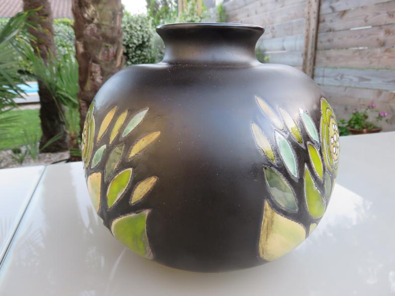 Ceramic ball vase 1960s