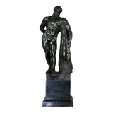 After the Farnese Hercules, a serpentine marble sculpture, a souvenir of the Grand Tour