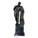 After the Farnese Hercules, a serpentine marble sculpture, a souvenir of the Grand Tour