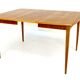 Teak and oak dining table, Sweden, 1950s