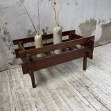 Small modernist oak planter from the 1950s