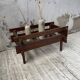 Small modernist oak planter from the 1950s