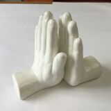 Bookends in earthenware 1980's