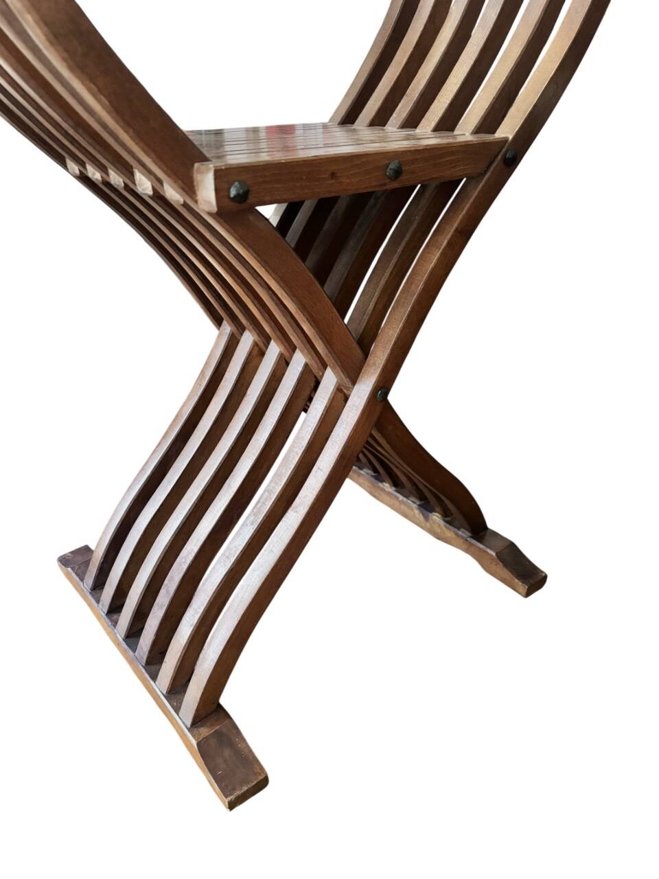Italian wooden folding chair 1970