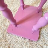 Vintage pink stool