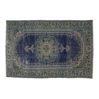 Anatolian handmade vintage rug 297 cm x 198 cm