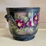 Cache pot en porcelaine anglaise du XIXème