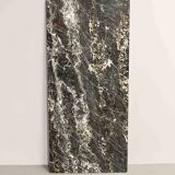 Kho Liangh Black Marble and Brushed Steel Coffee Table by Artifort 1960s