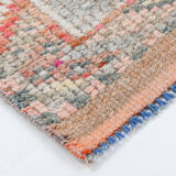 3x10 neutral handmade vintage runner rug, 78x326cm
