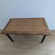 Table basse bois massif pieds torsadés sculptés