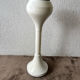 1970's italian ashtray in white plastic with its space age tulip foot