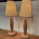 Paire de lampes design scandinave 1960.