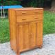 Parisian sideboard 2 doors 2 drawers at support height in oak