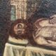 Ancient painting Pieta or Virgin of the Angustias of Granada 17th century
