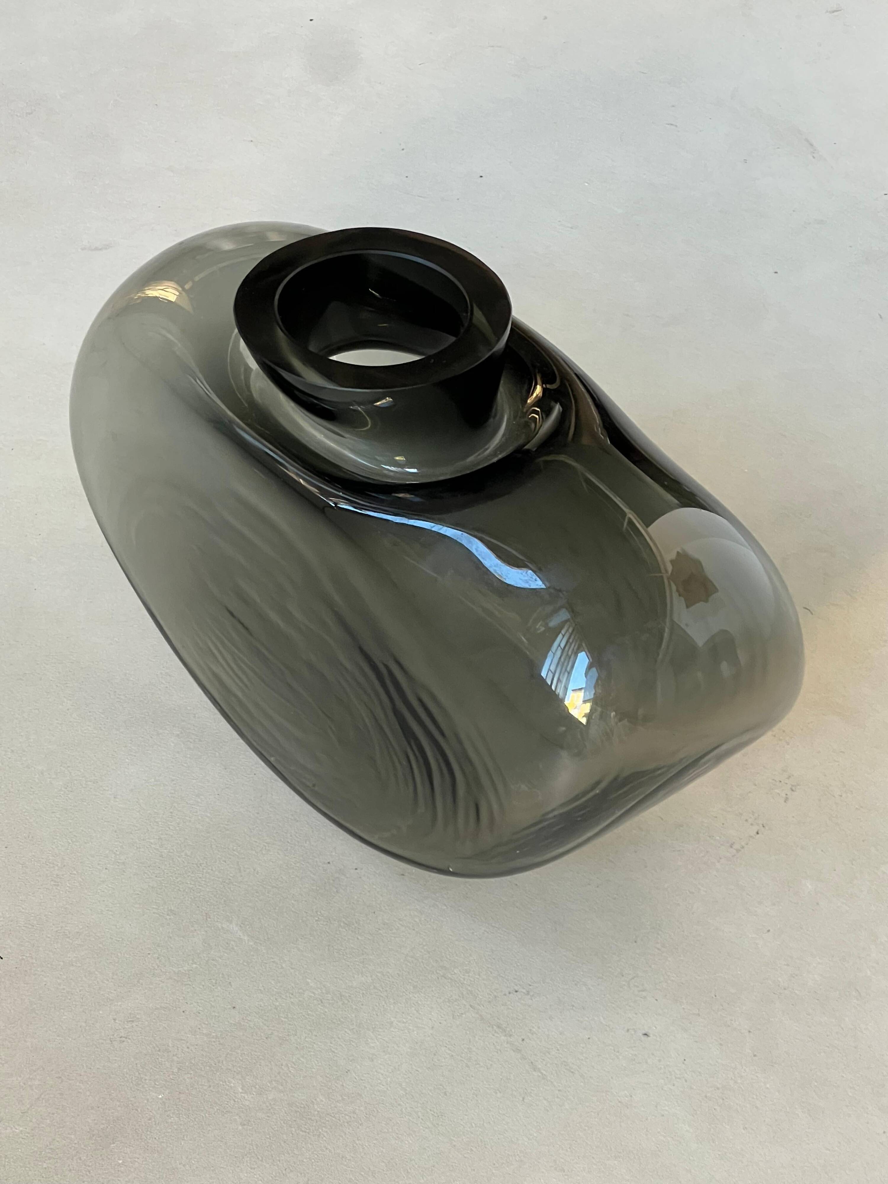Very rare Glass Vase / Sculpture In murano Glass 1970's