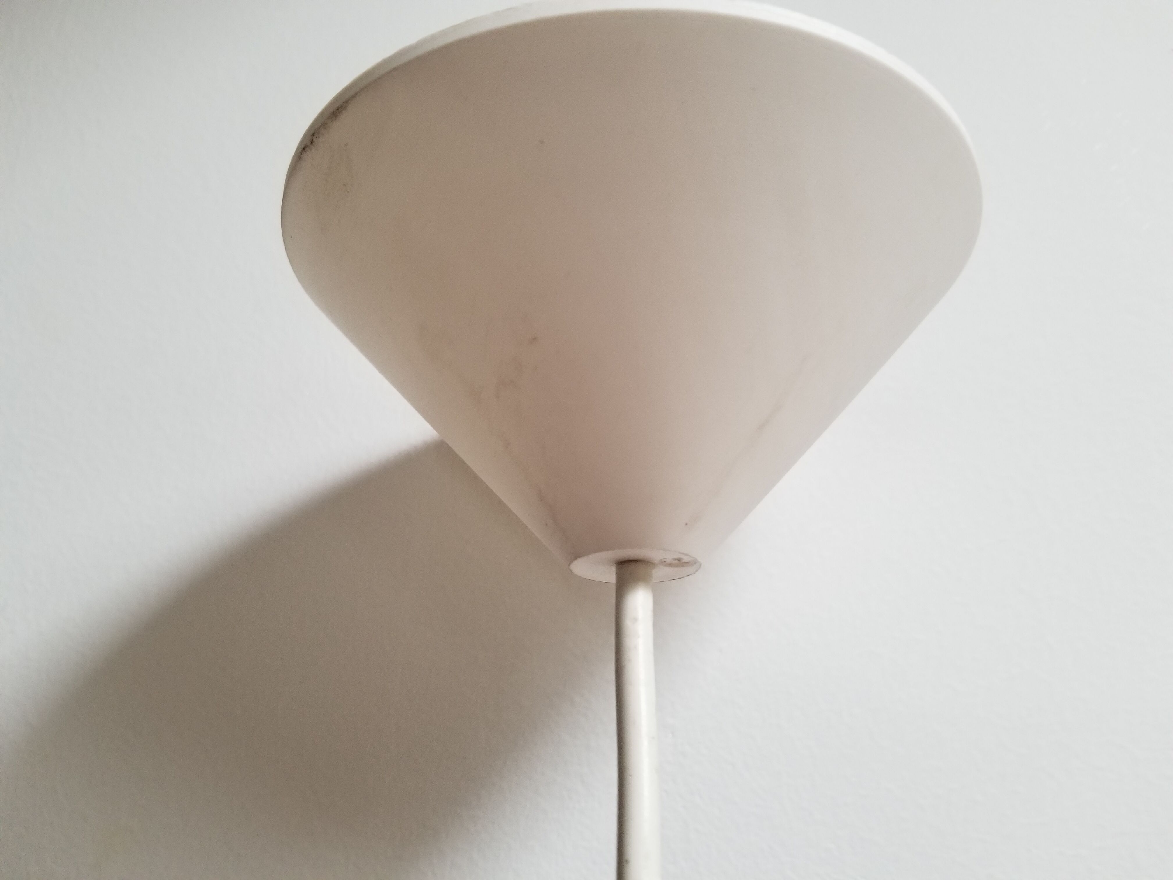 Red perforated hanging