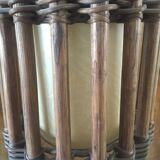 Luminaire bois et peau