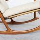 Rocking chair, model 650-15, by Ib Kofod-Larsen for Chr. Linneberg