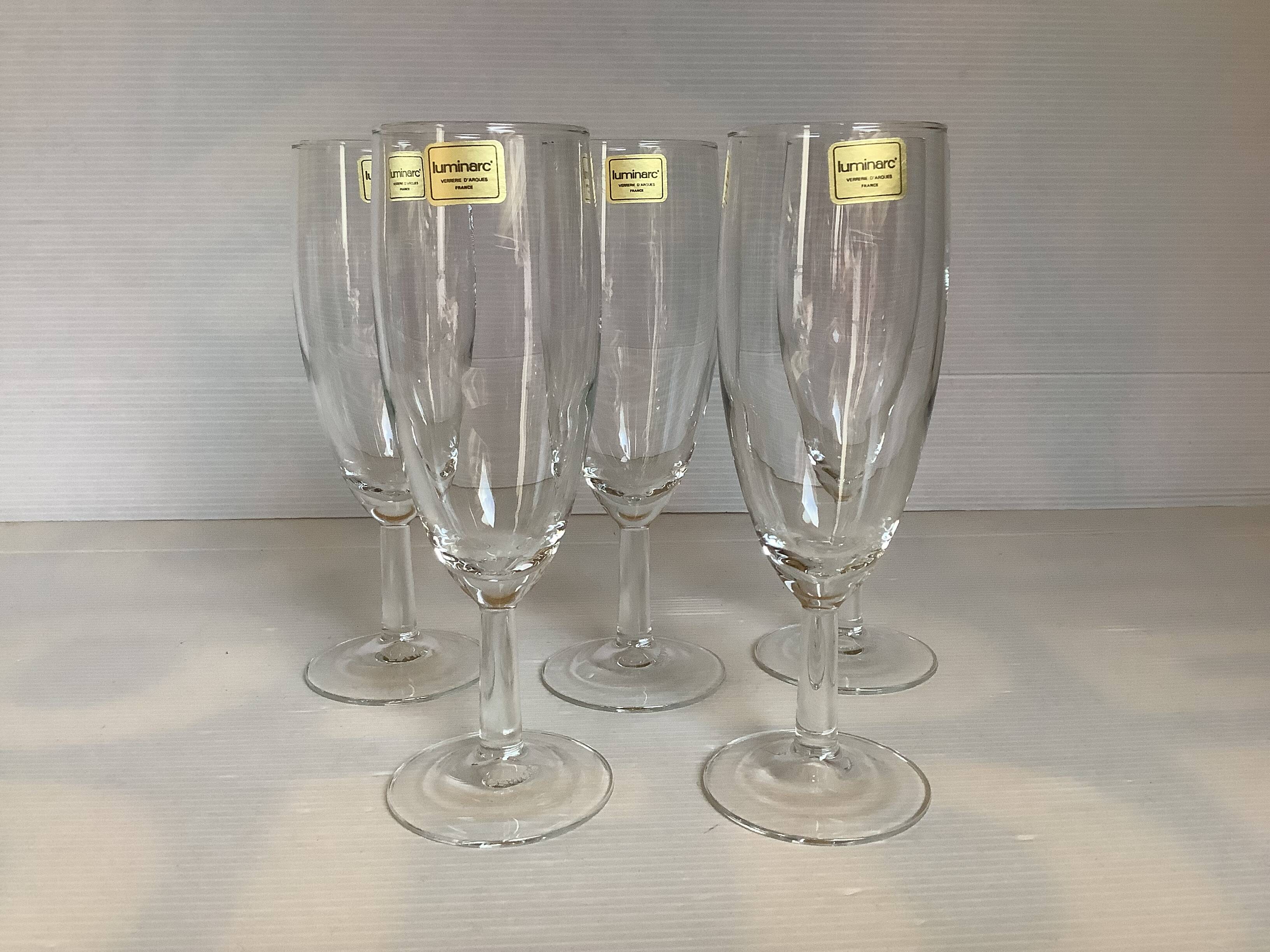 5 flûtes à champagne Luminarc