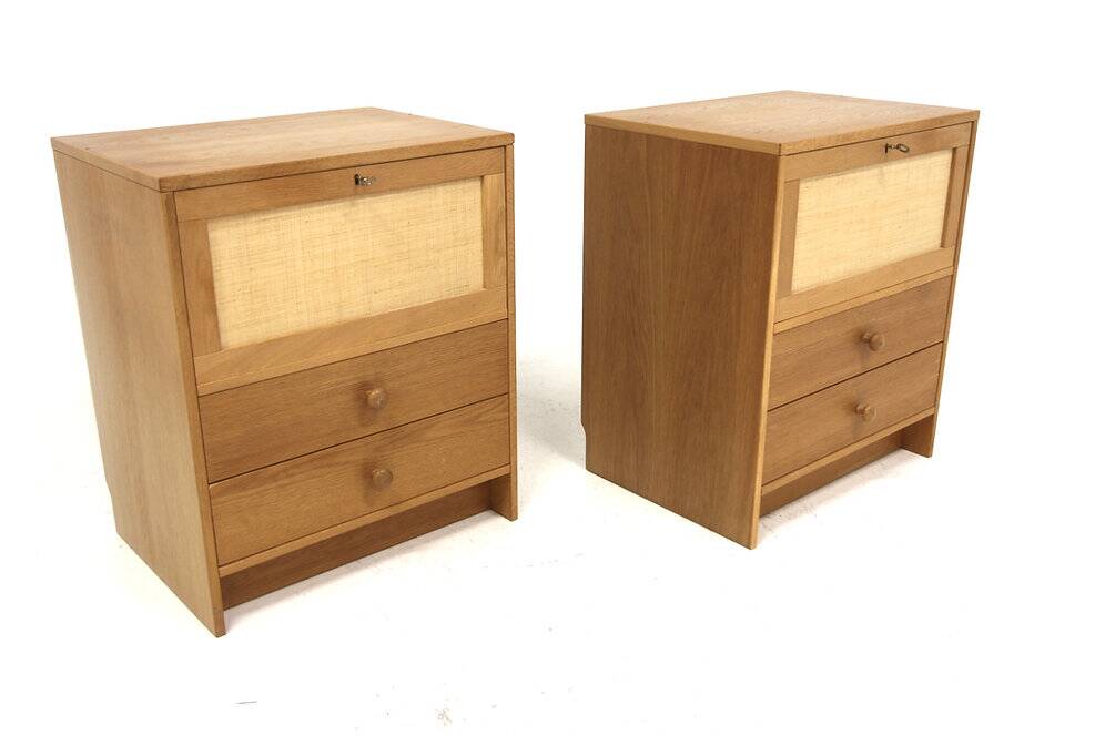 Set de 2 tables de chevet "Atmosfär", Åke Hassbjer, Tingströms, Suède, 1960