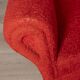 Pair of vintage 50s armchairs red fabric Italian design