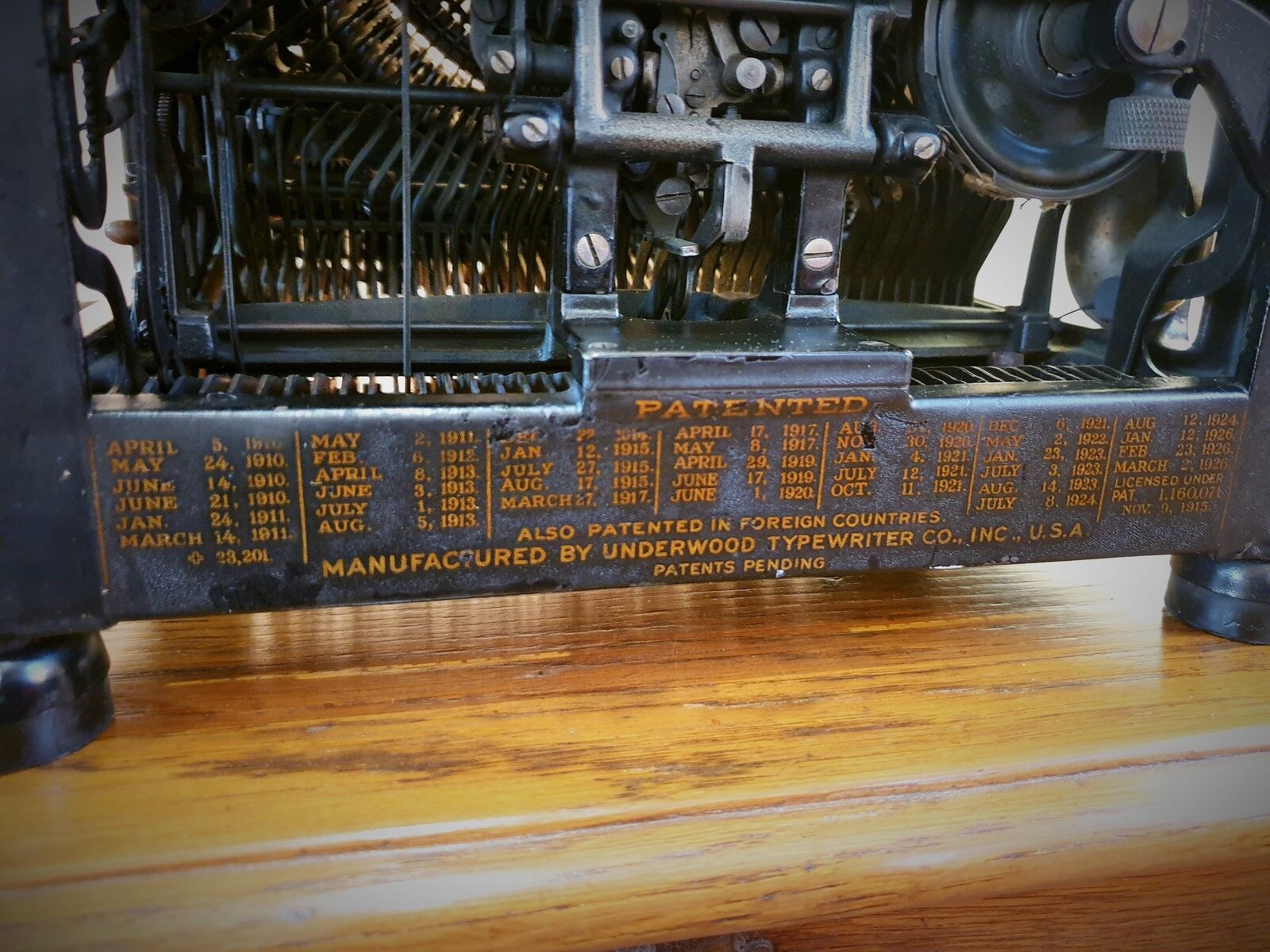 Underwood Typewriter 1915