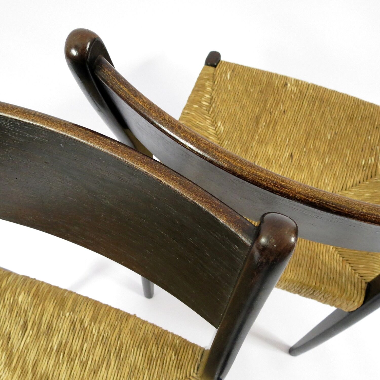 Set of 4 Belgian dining chairs, 1950s