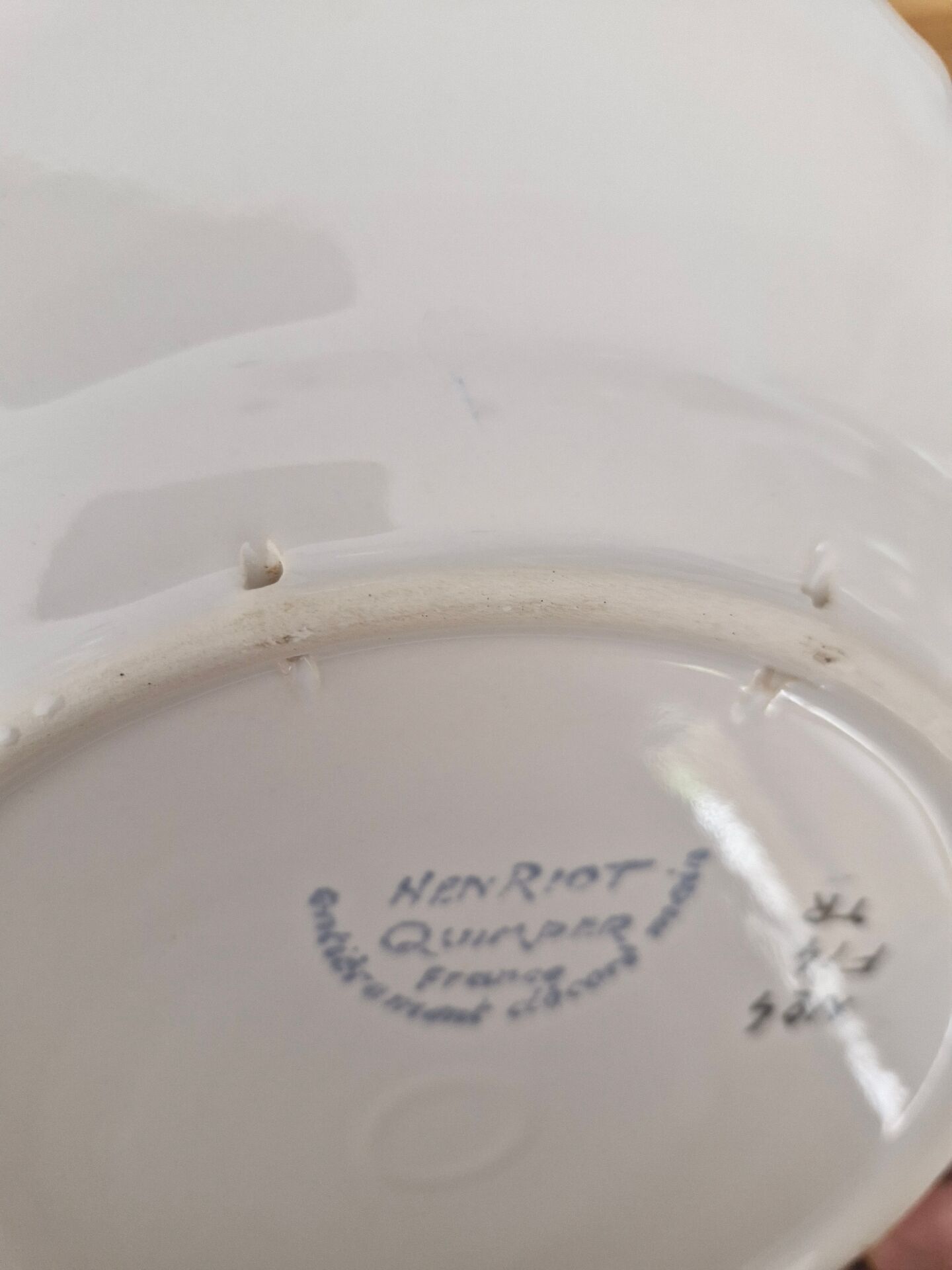 Set of 6 Breton plates