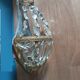 Hot air balloon wall lamp tassel crystal molded brass base dp 0523058