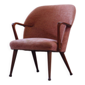 Vintage 50s Teak Organic Modernism Armchair - The Scandinavian Design