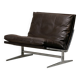 Kastholm & Fabricius BO-561 Lounge Chair in Chocolate Brown Leather Bo-Ex
