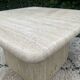 Table basse en travertin, années 70